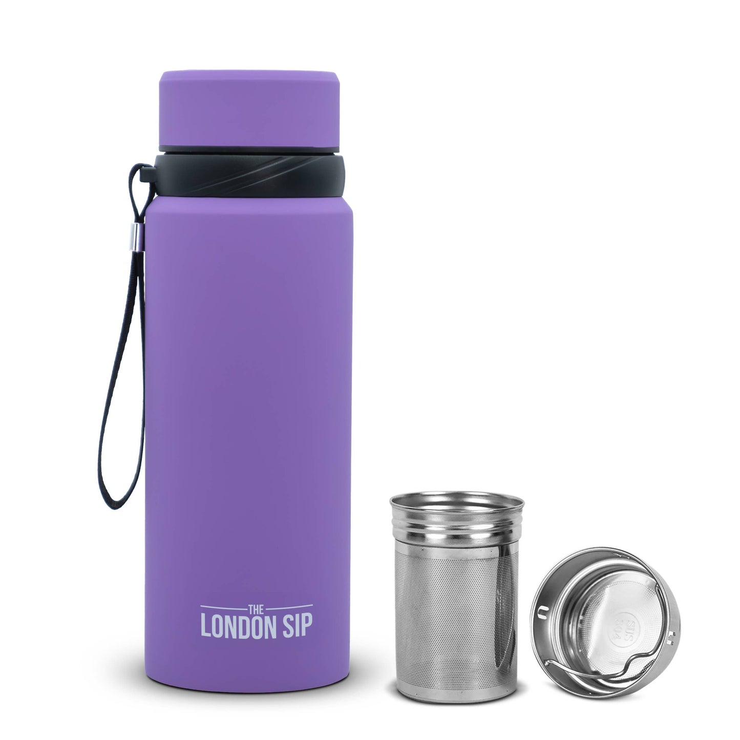 London Sip Tea Infuser Bottle 25oz: Safari Beige