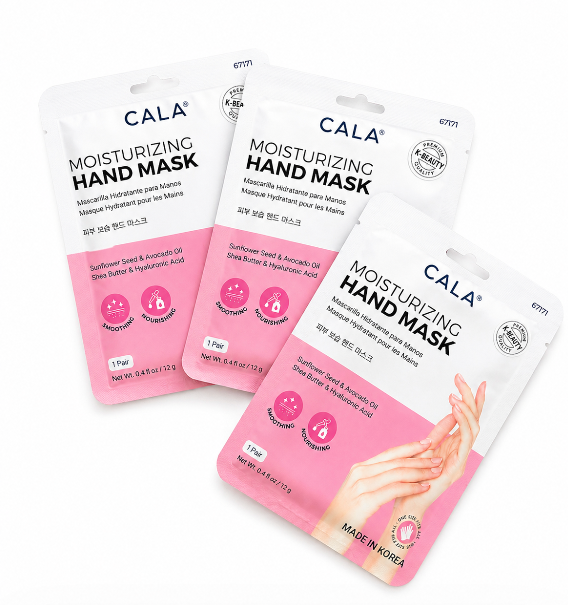 CALA Moisturizing Smoothing and Nourishing Hand Masks Gloves