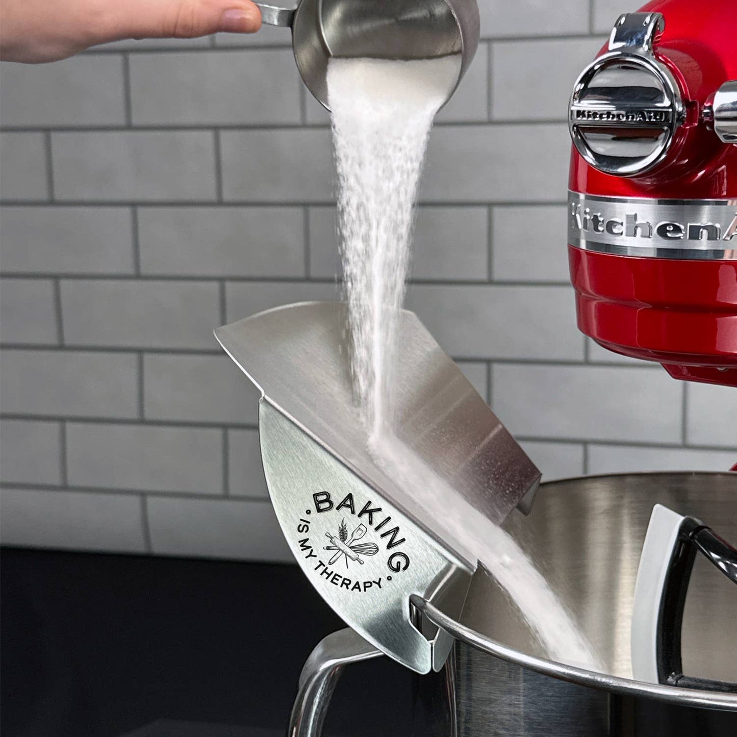 Slogan Pouring Chutes / For Metal Mixing Bowls: Baking Is My Superpower