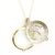 Tree Of Life With Abalone 6 Times Magnifier Magnifying Glass: Antique Gold