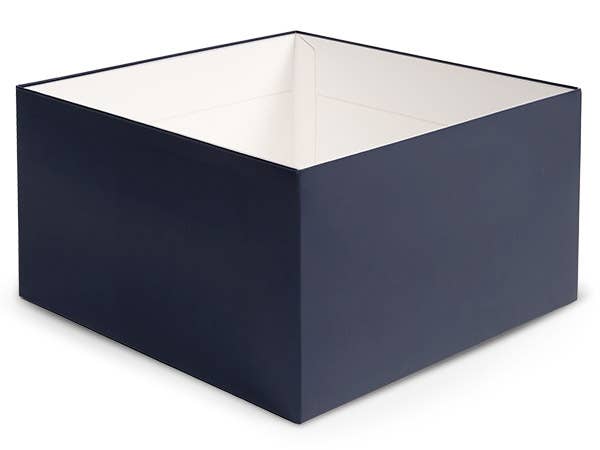 Gift & Gourmet Boxes: Matte Navy / 25 Pack / 10x10x5.5" Base Only