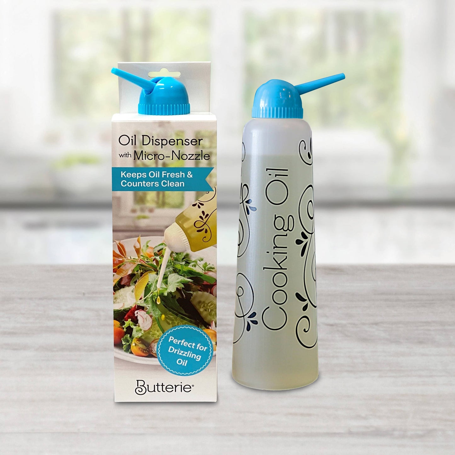 Closable Oil Dispenser w/ Flow-Control -Assorted Colors Case