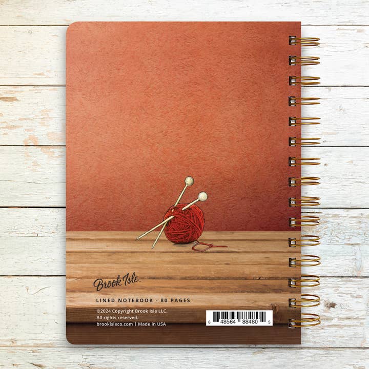 Notebook/Journal (Lined) - Sleepy Kitty
