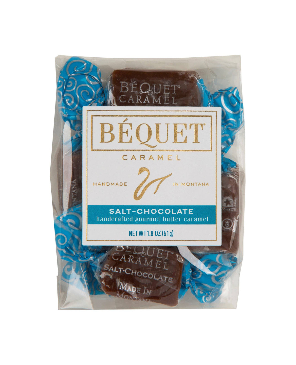 Béquet Gourmet Caramel 1.8 oz Grab & Go Bag: Celtic Sea Salt