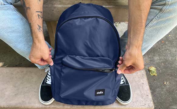 Dalix Classic Vibes Backpack: White