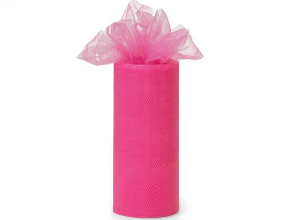 Premium Color Packaging Tulle: Burgundy Red / 1 Pack / 6"x100 yards