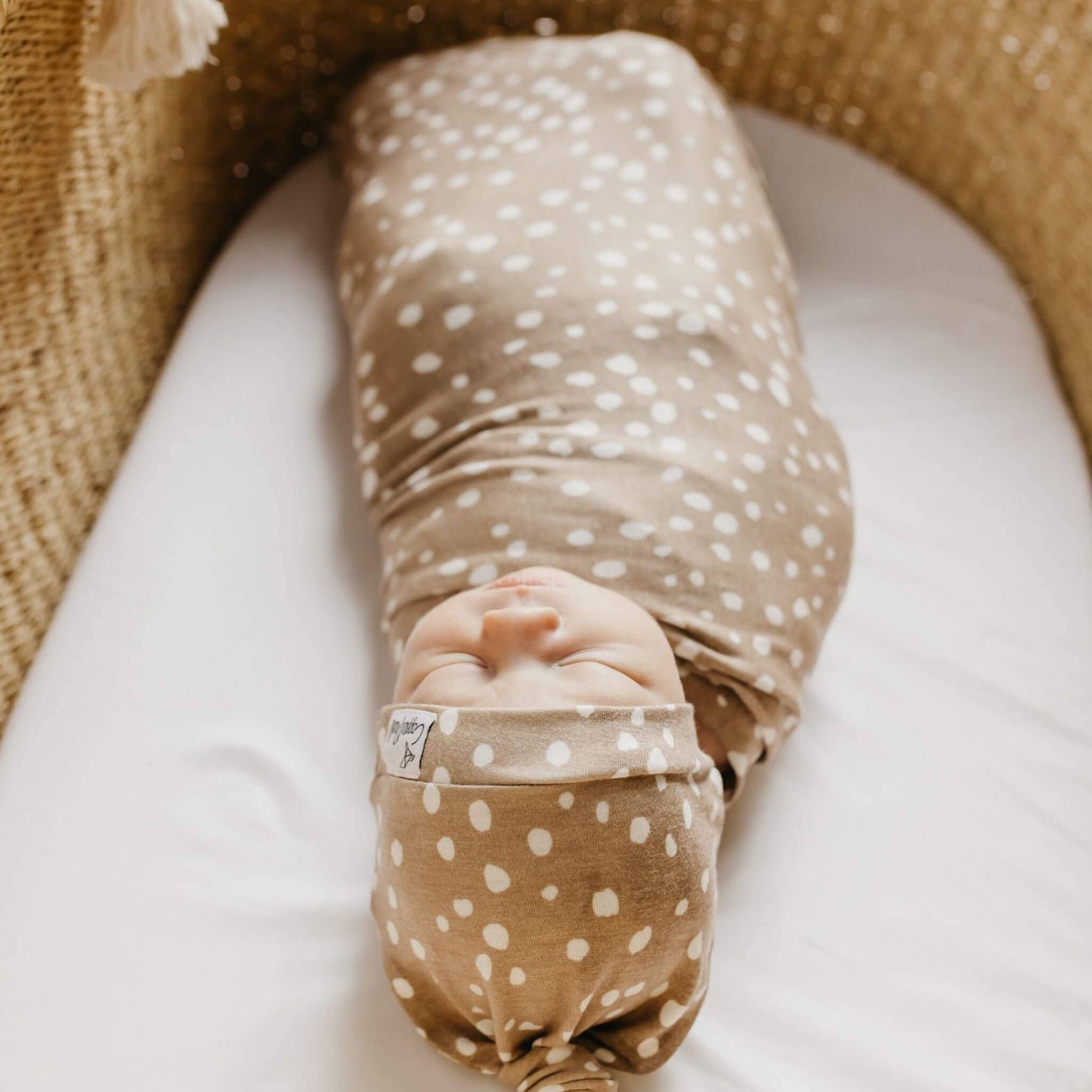 Knit Swaddle Blanket - Fawn