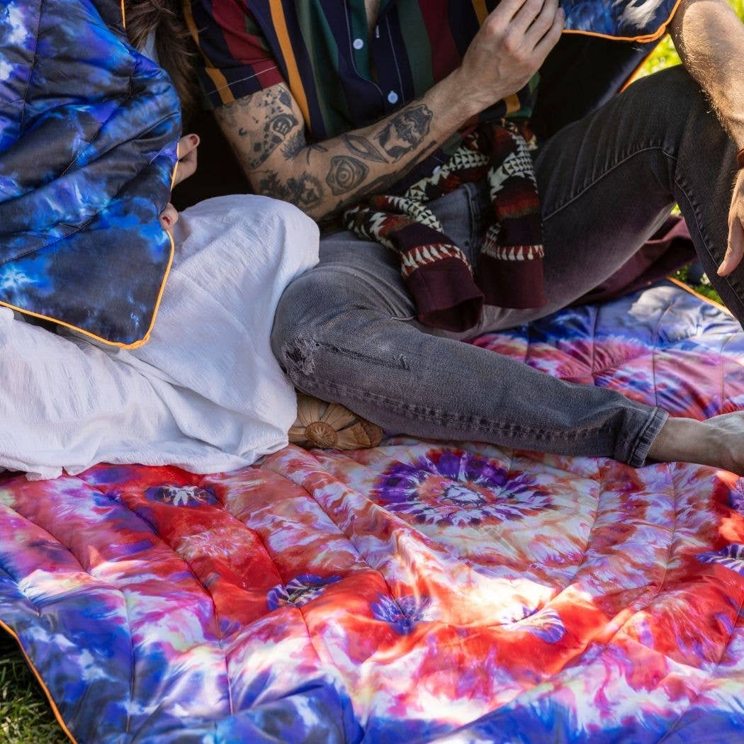 Original Puffy Blanket - Tapestry Tie Dye: 1-Person