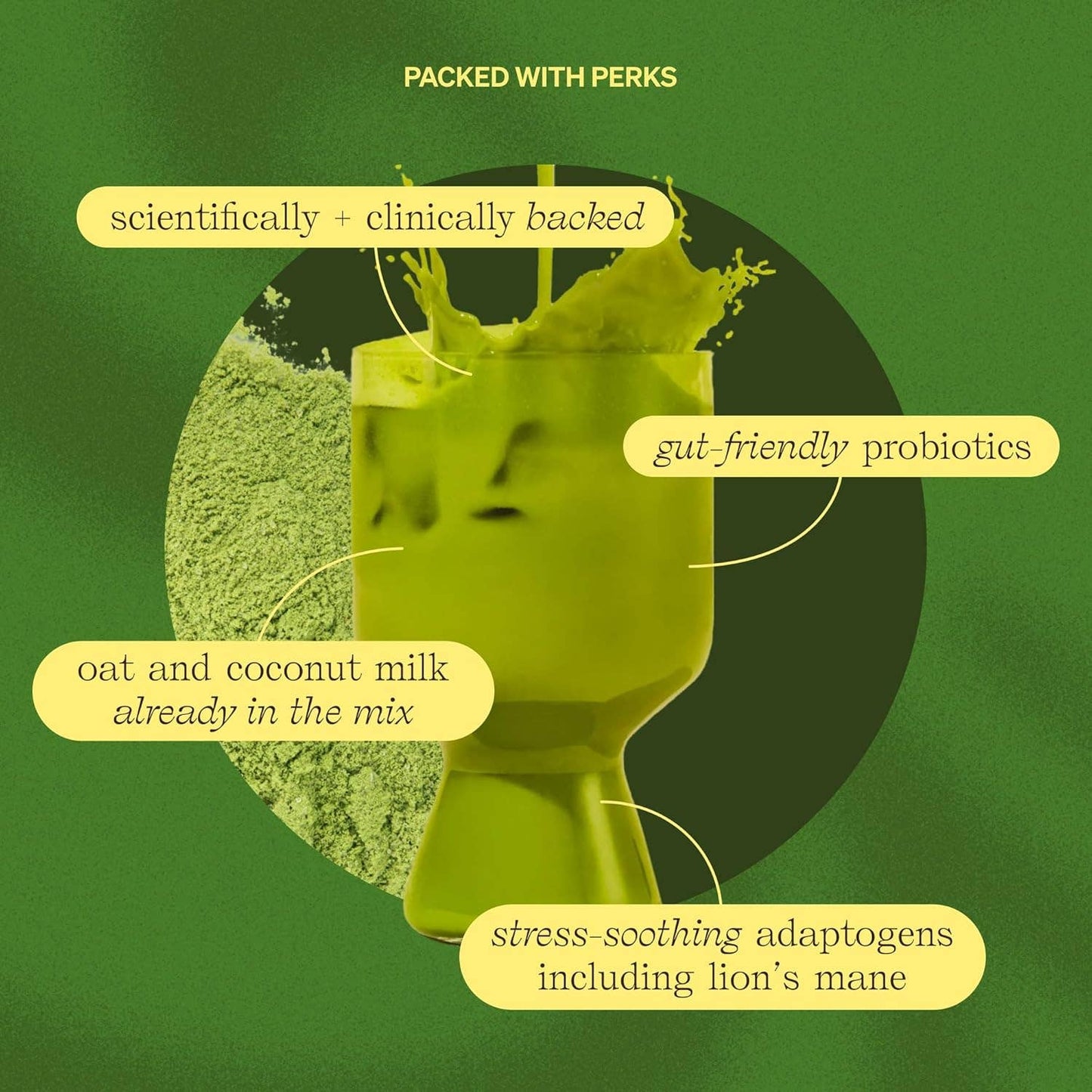 Honey Pistachio Matcha SuperLatte