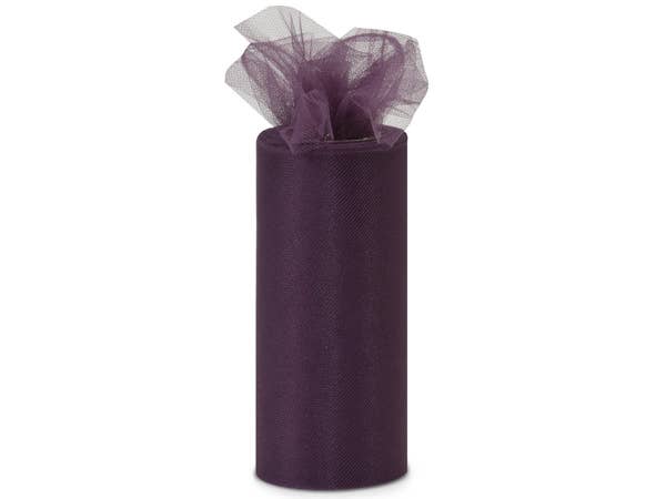 Premium Color Packaging Tulle: Burgundy Red / 1 Pack / 6"x100 yards