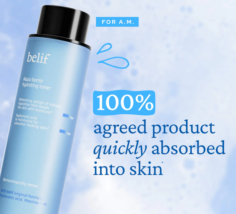 BELIF Aqua Bomb Hydrating Toner 20ml MINI