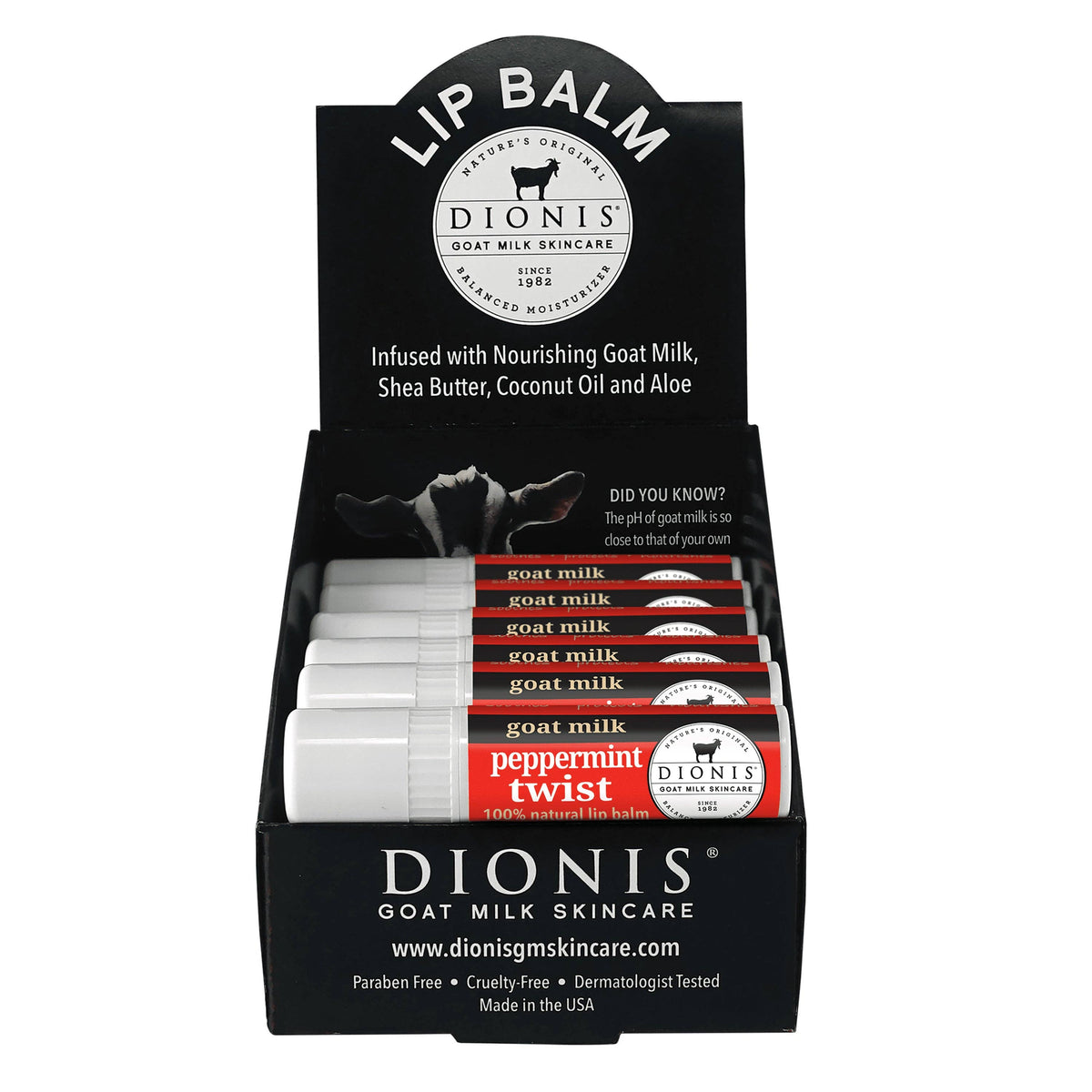 Peppermint Twist Lip Balm, 18 ct Display