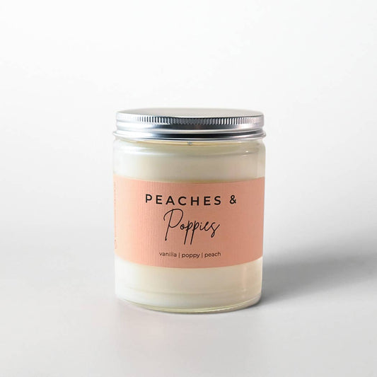 Peaches & Poppies | 7 oz Classic Statement Candle
