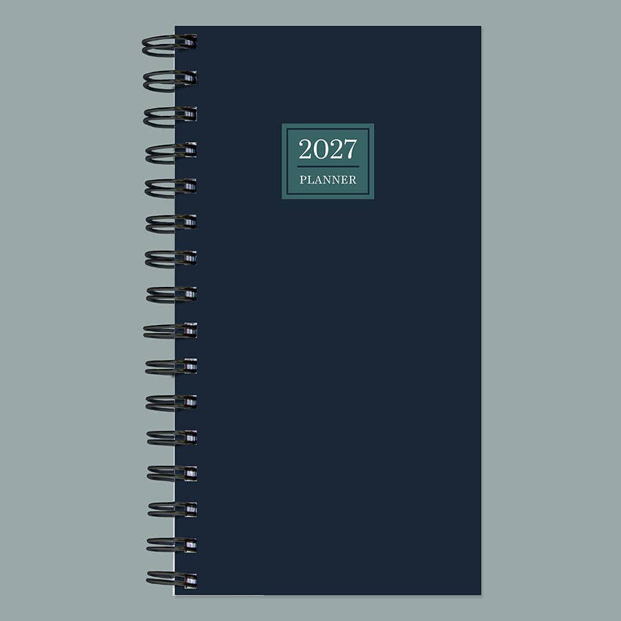2027 Night Naval Small Weekly Monthly Planner