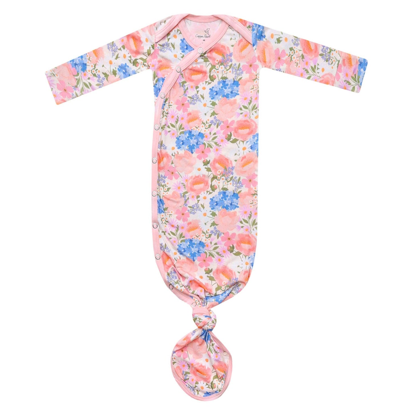 Bamboo Newborn Knotted Gown - Penelope