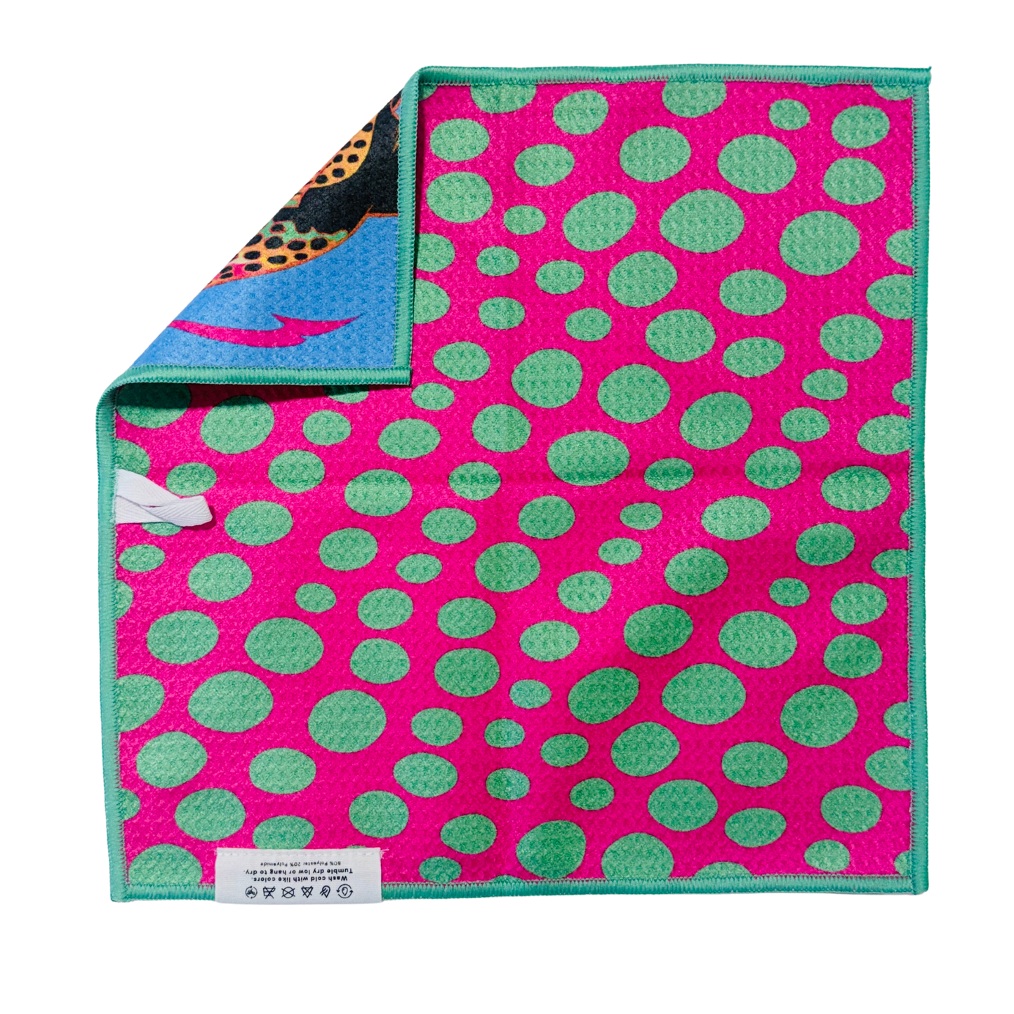 Ships 5/15 - River Rainbow | Waffle Weave Microfiber Towels Kitchen & Bath: Washcloth