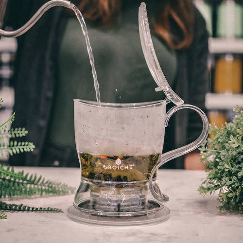 GROSCHE ABERDEEN Smart Tea Maker, Tea Steeper - Clear: 525ml/17.7fl.oz