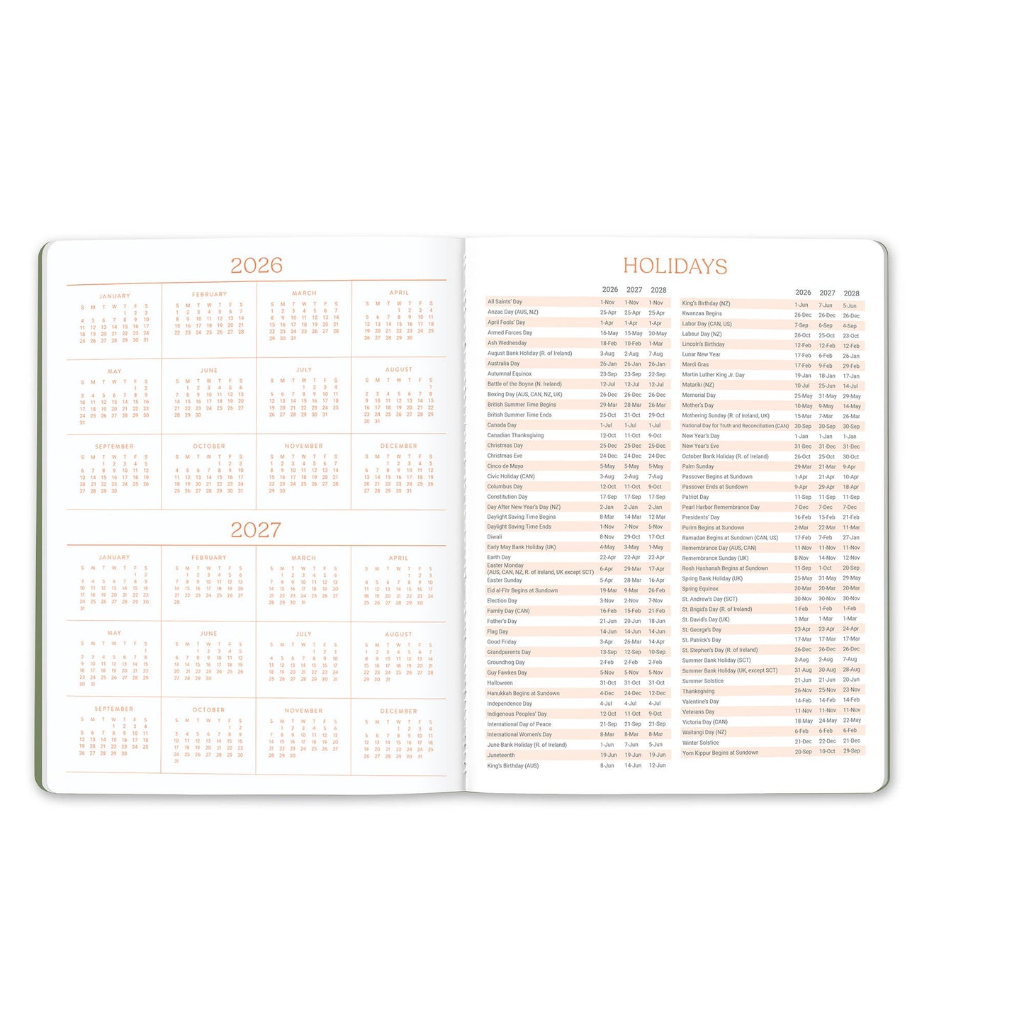 2027 Fruit & Flora Just Right Monthly Planner