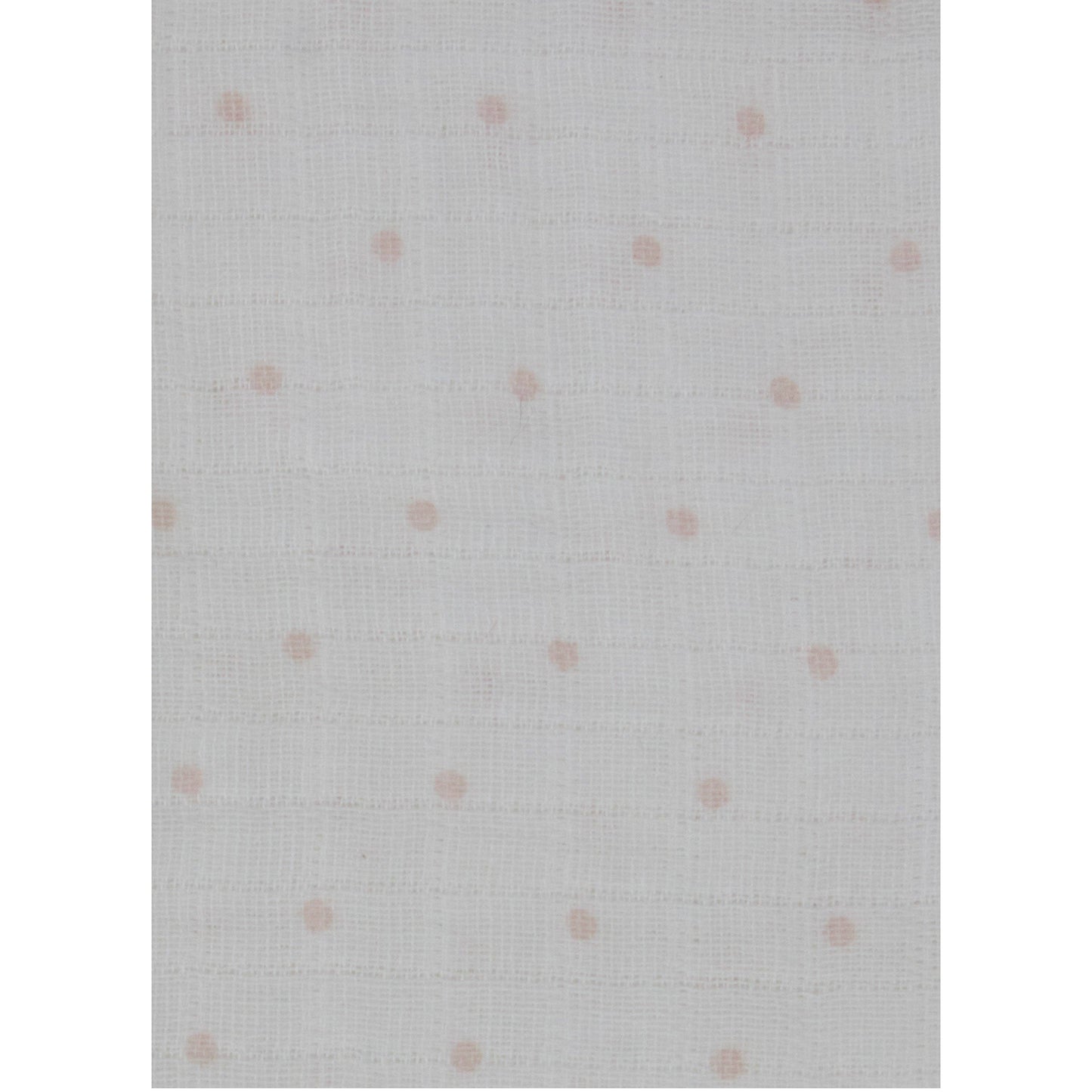 Chickpea Love Swaddle Baby Blanket 100% Muslin Cotton Baby Girl Gift Pack: Checkered & Polkadot / 36x40