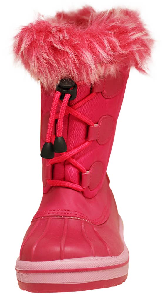 Norty Lightweight Fleece Lined Snow Boot for Little Big Girl: 13 Little Kid