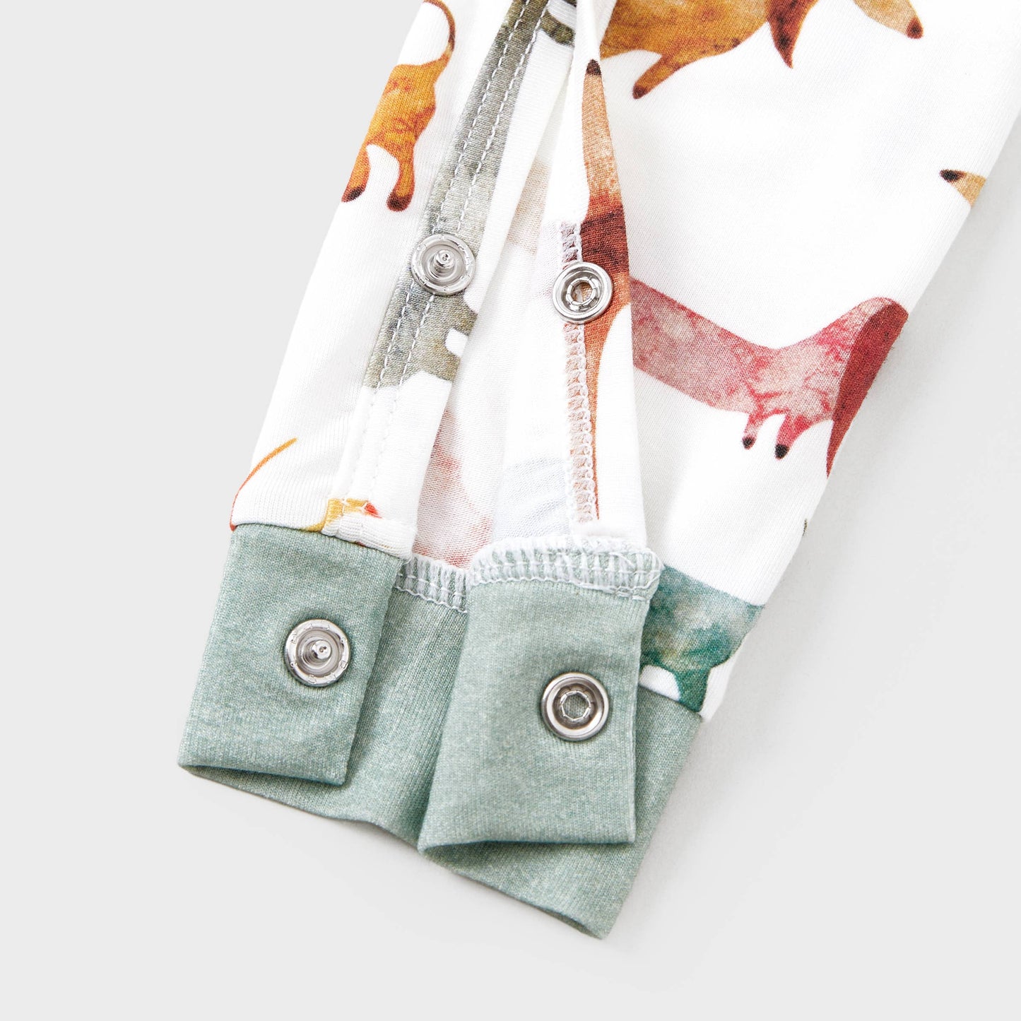 Family Matching Animal-patterned Short-sleeve Pajamas Set: Multi-color / Baby:12-18 M