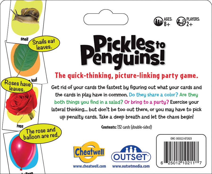 Pickles to Penguins! The Fast Paced Game of Wild Connections