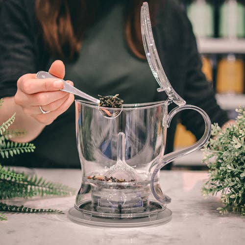 GROSCHE ABERDEEN Smart Tea Maker, Tea Steeper - Clear: 525ml/17.7fl.oz