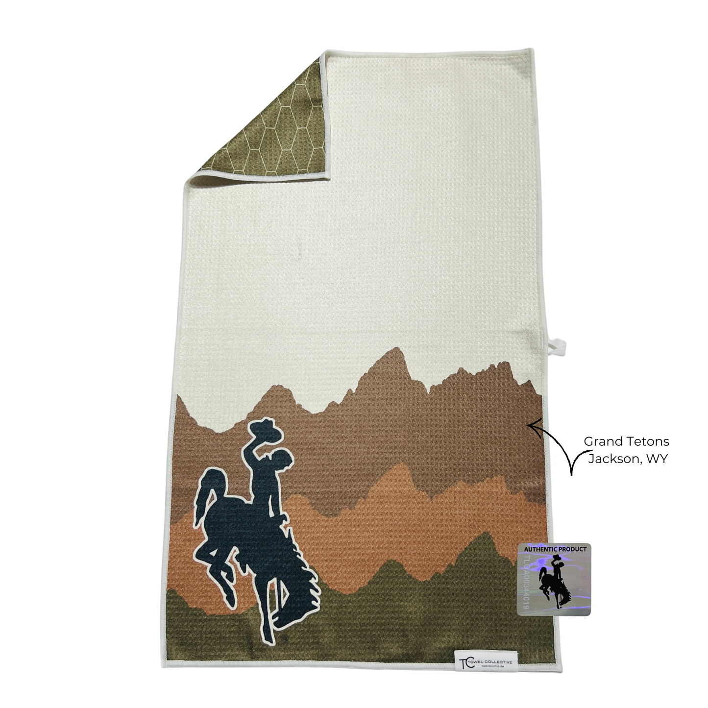 Adobe Cowboy | Waffle Weave Microfiber Towels Kitchen & Bath: Hand Towel