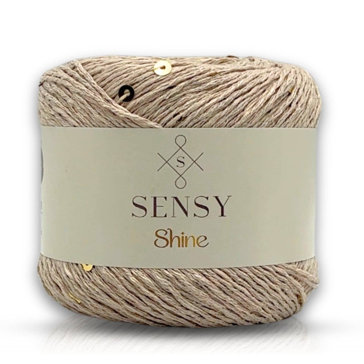 Sensy Shine Yarn, 3.5 oz, 340 yards, Gauge 2 Fine: Black