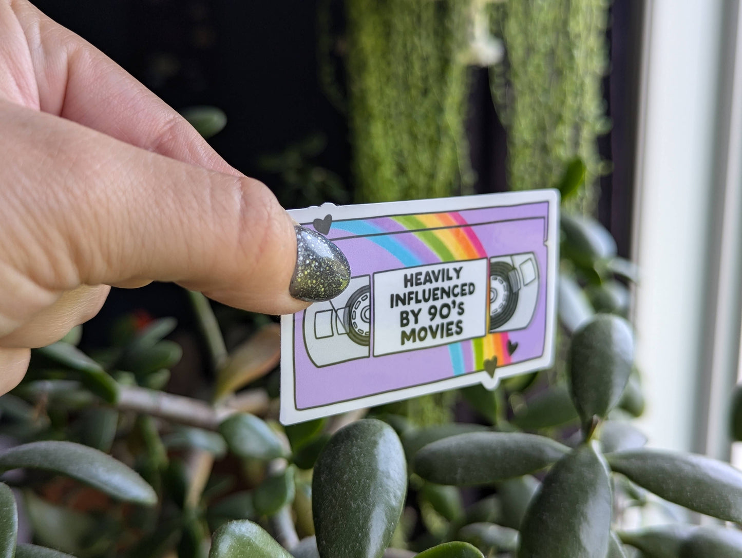 Heavily influenced by 90s movies sticker, nostalgia, y2k: Loose