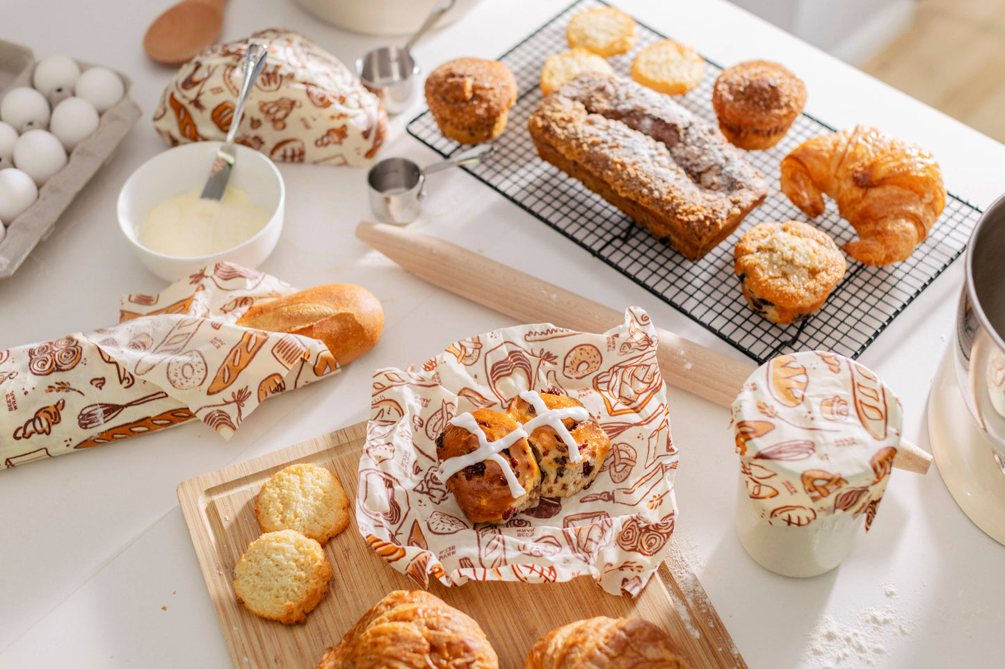 Bakery Lane - Assorted 3 Pack - Seasonal Print