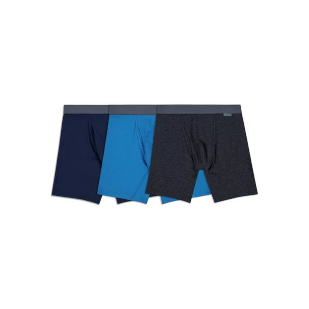 FMW3BX FRUIT OF THE LOOM MENS 3 BOXER BRIEFS