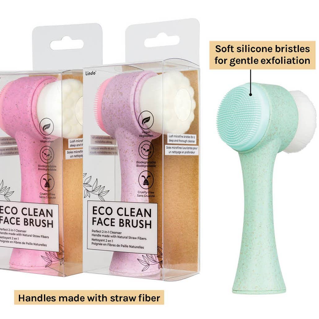 Lindo Eco Clean Face Brush: Pink