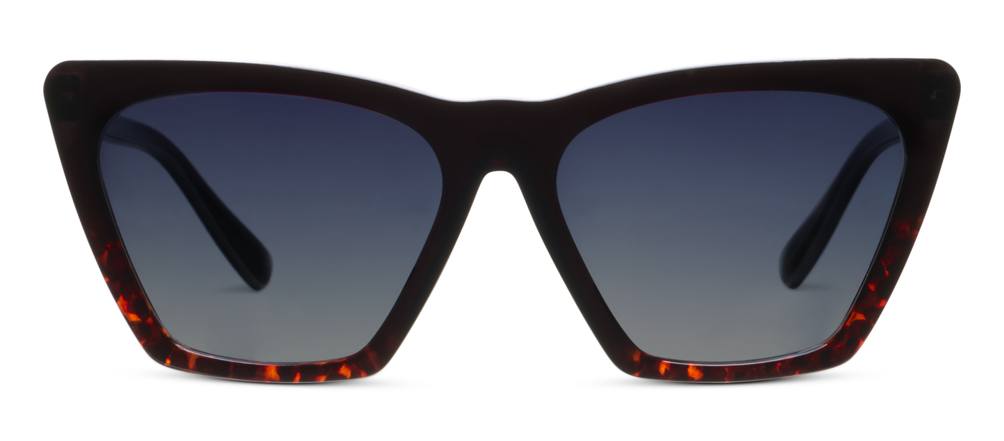 Fiji (Sunglasses): Dark Cherry / No Correction / None