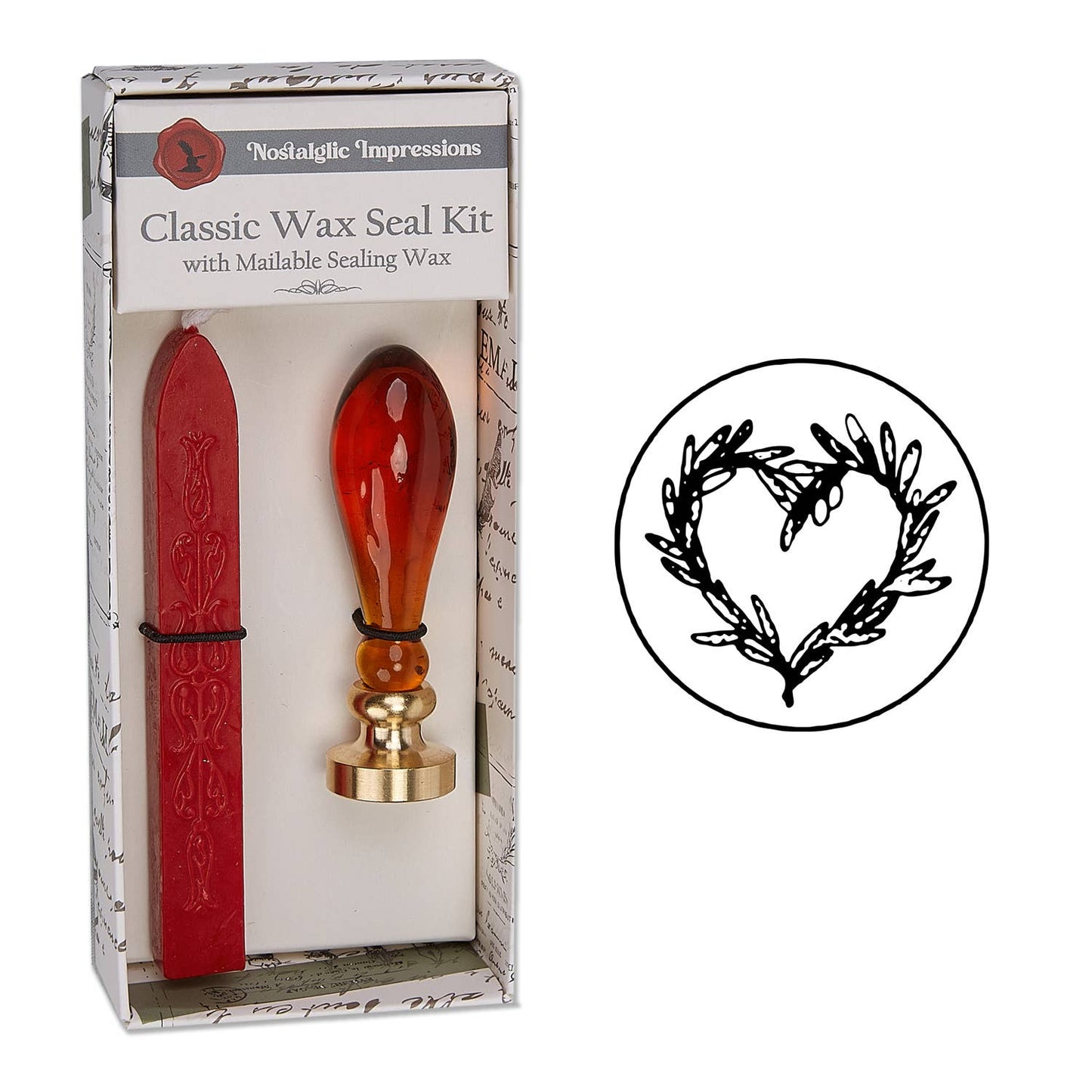 Murano Glass handle Wax Seal Kits-12 popular symbols: Bee