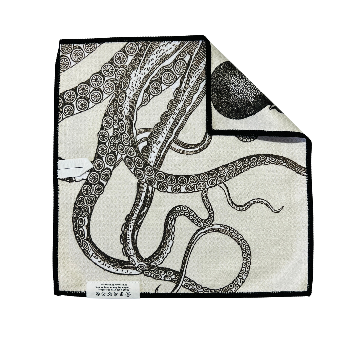 Kraken | Waffle Weave Microfiber Towels Kitchen & Bath: Hand Towel