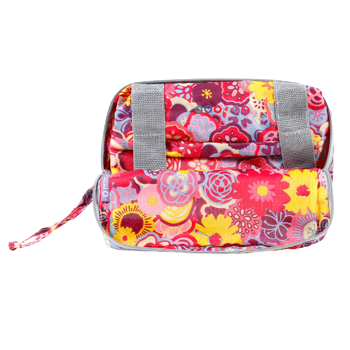Buena Foldable Duffle Bag: POPPY PANSY