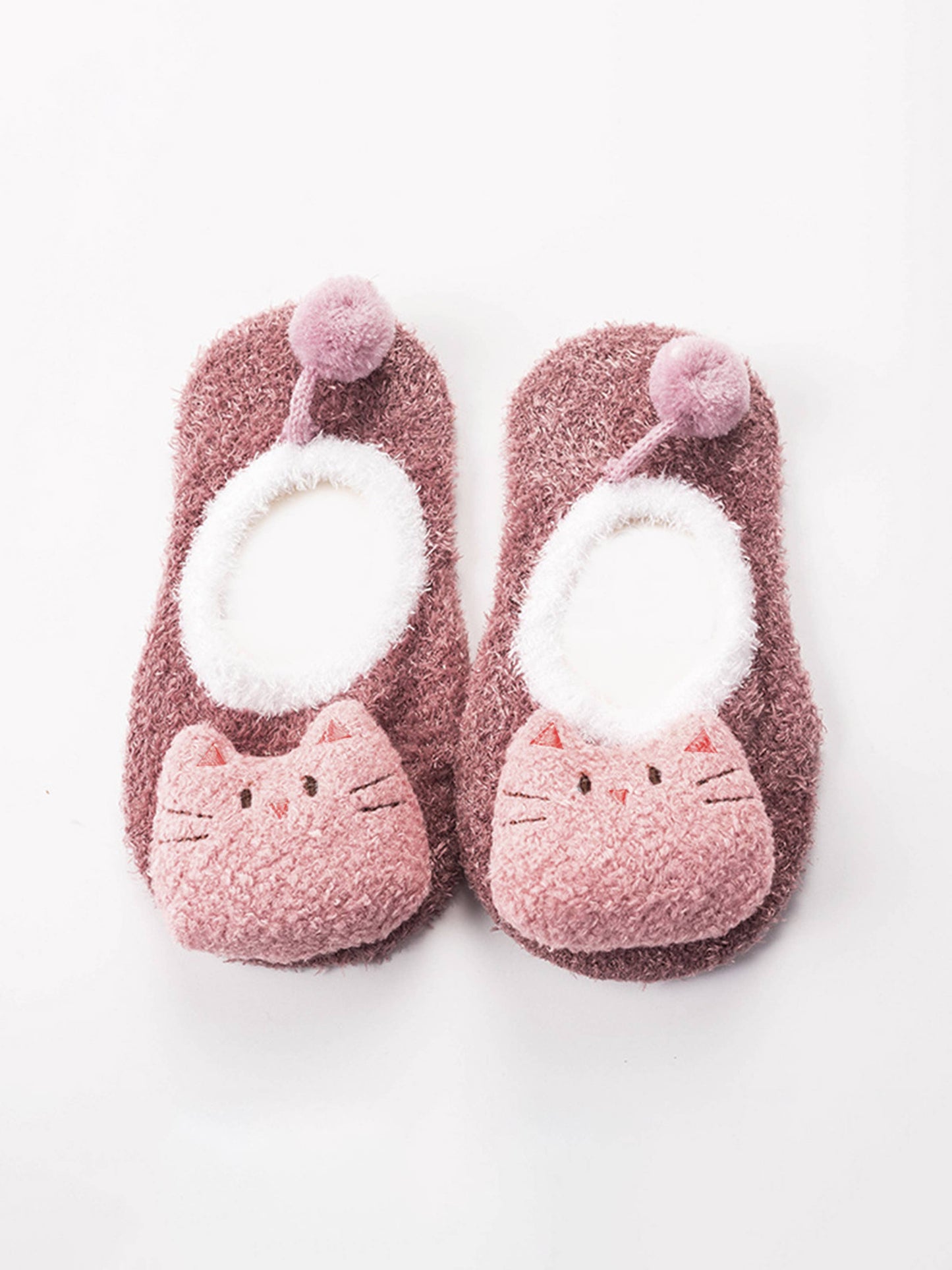 Baby / Toddler Lovely 3D Cartoon Decor Antiskid Floor Socks: Pink / 6-9 Months