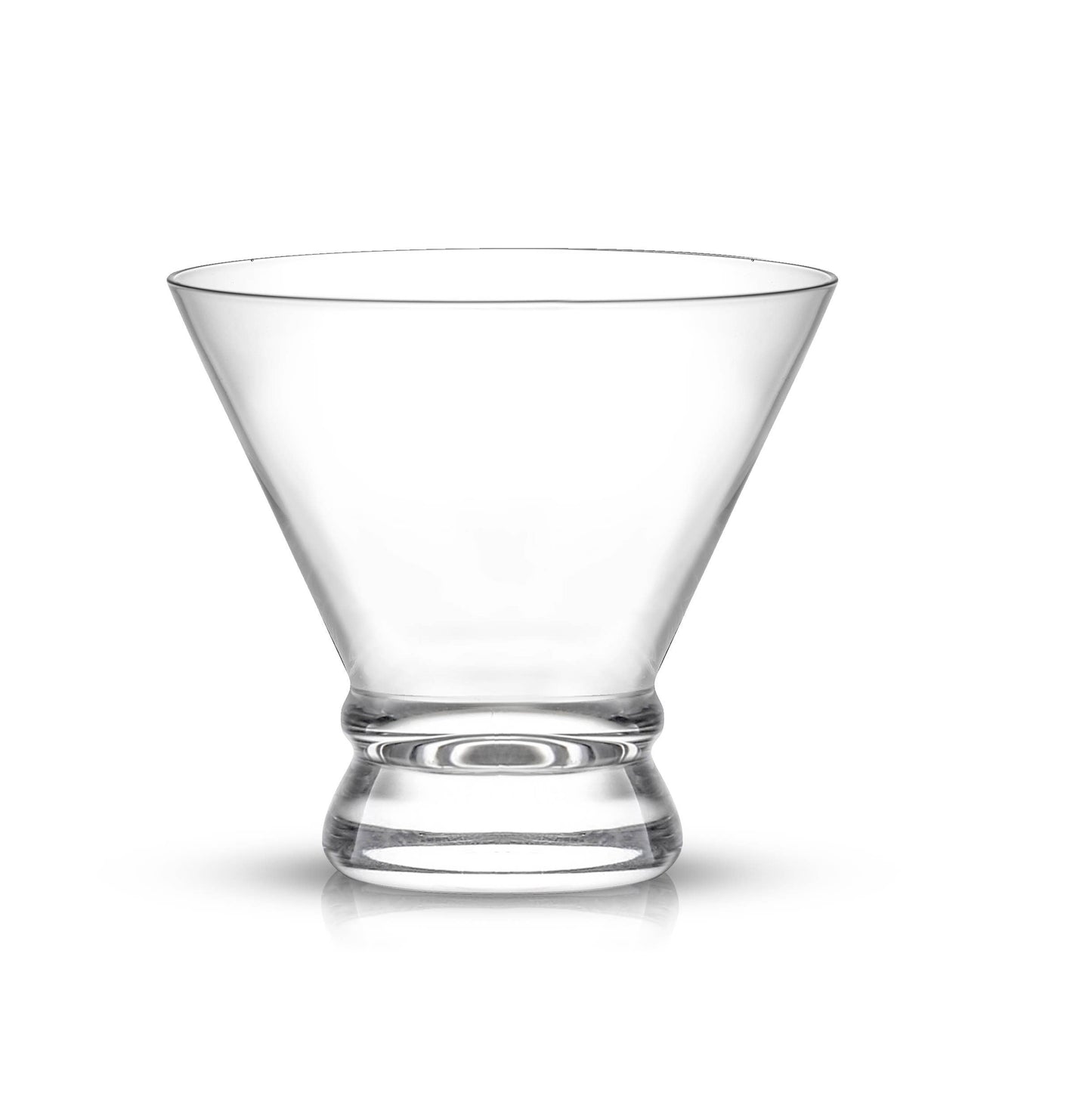 Afina Heavy Base Stemless Martini Glasses, Set of 4: Set of 4