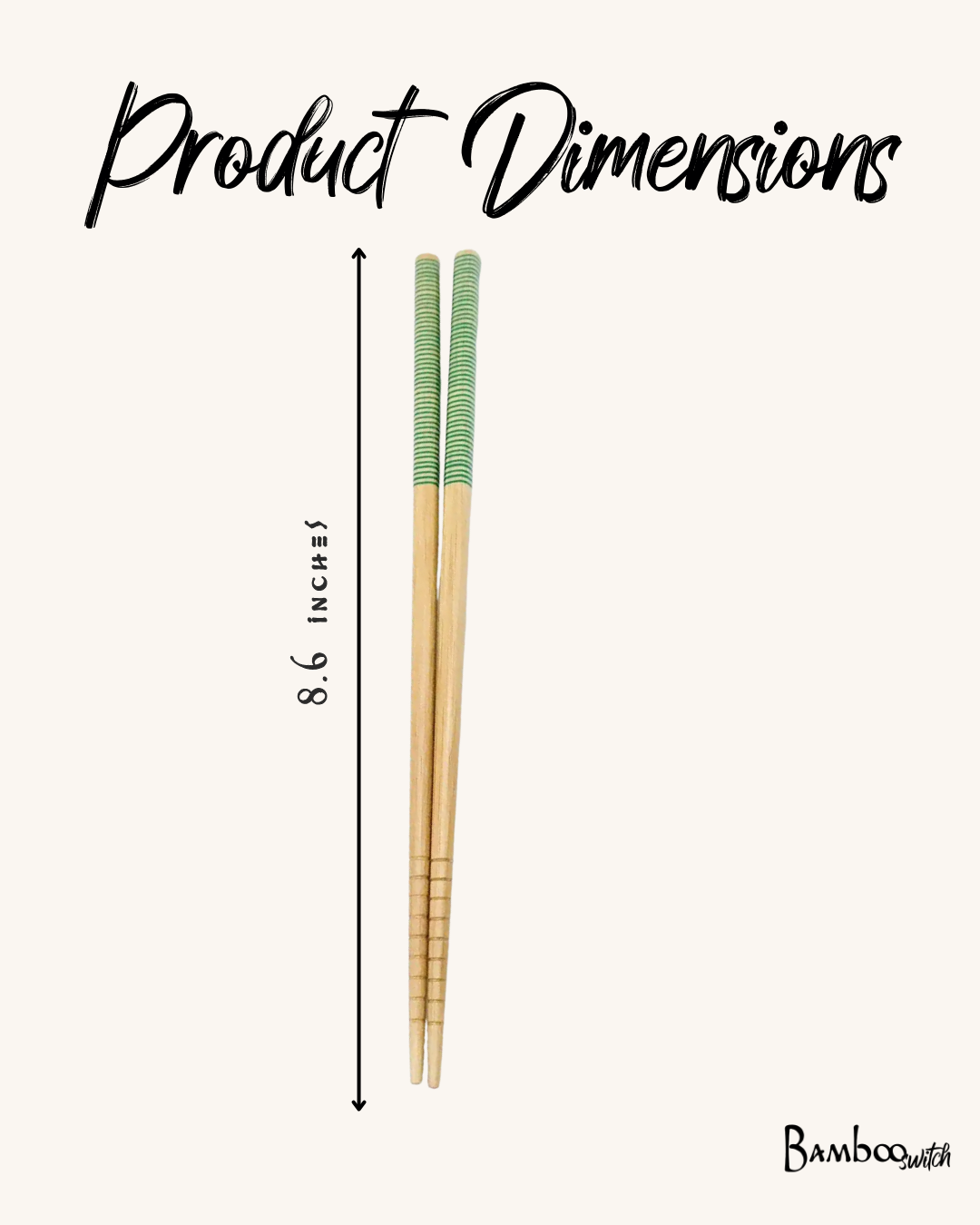 Bamboo Chopsticks - Set of 2 | Summer Bestseller: Red