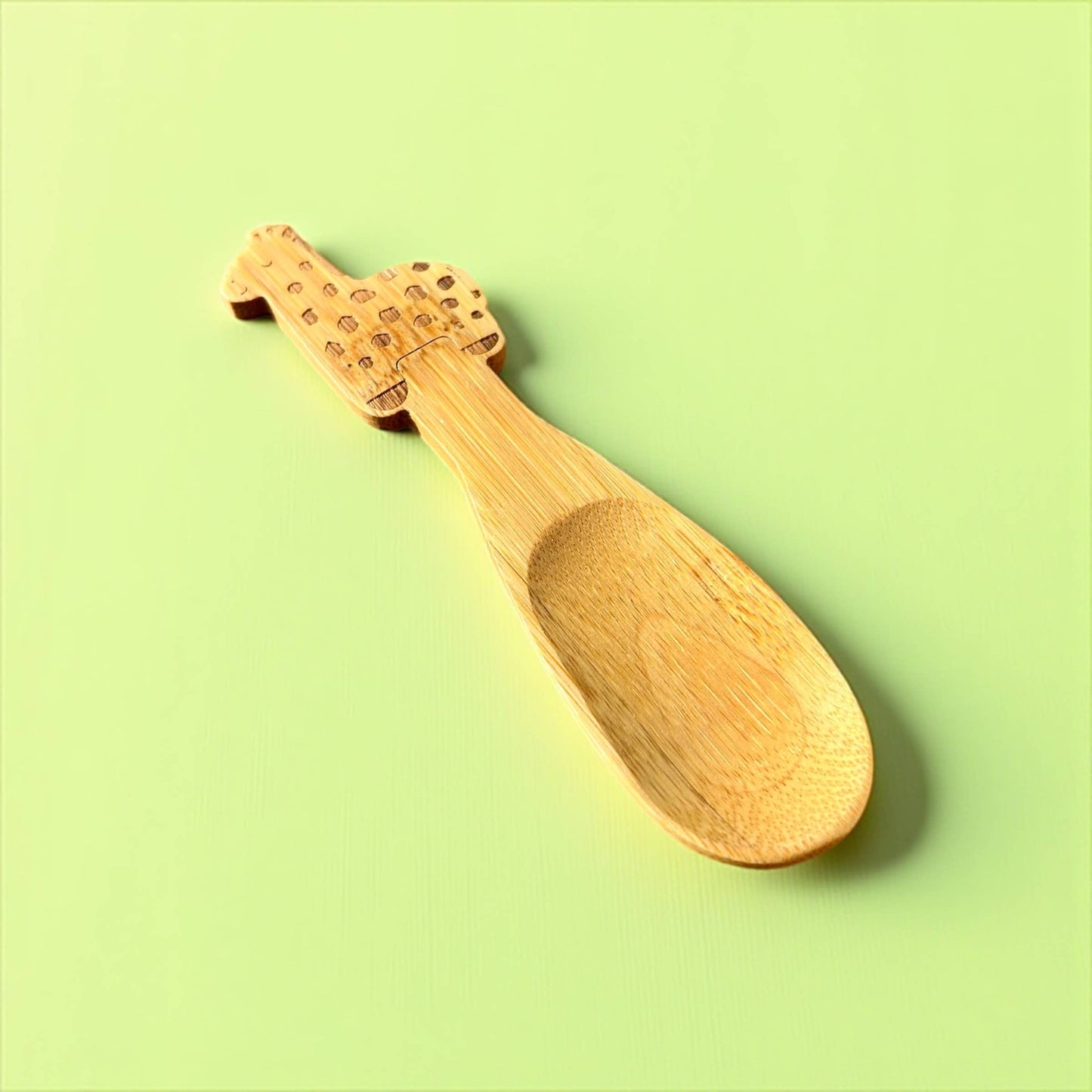 Bamboo Animal Kids & Toddler Utensils | Giraffe Spoon