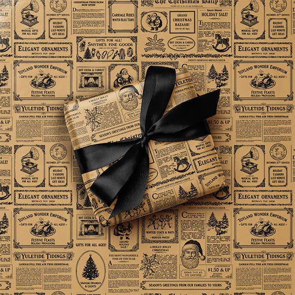 Christmas Gift Wrapping Paper: Nutcracker Dance / 1 Pack / 24"x85'