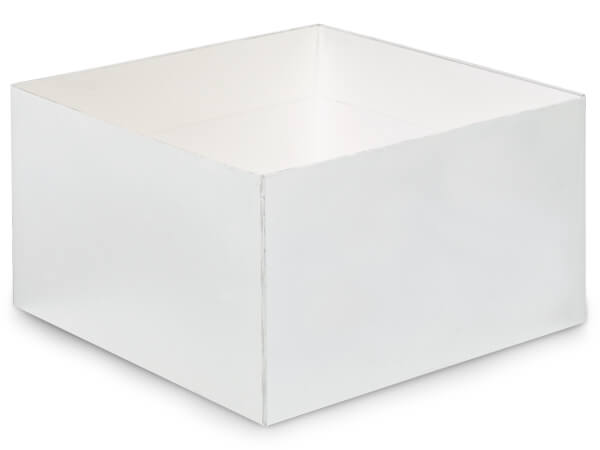 Gift & Gourmet Boxes: Matte Navy / 25 Pack / 10x10x2" Lid Only