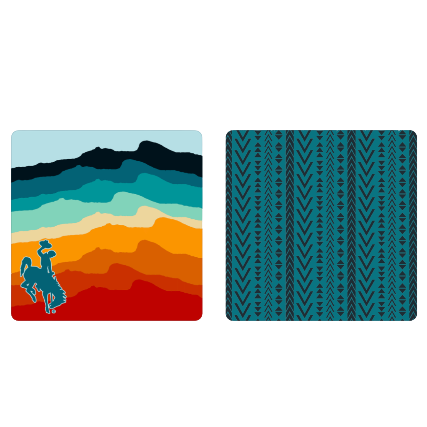 Wyoming Cowboy | Waffle Weave Microfiber Towels Kitchen & Bath: Hand Towel