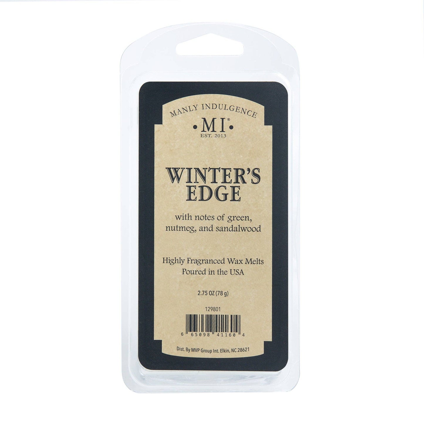 Winter's Edge, Manly Indulgence Wax Melts, 2.75 oz