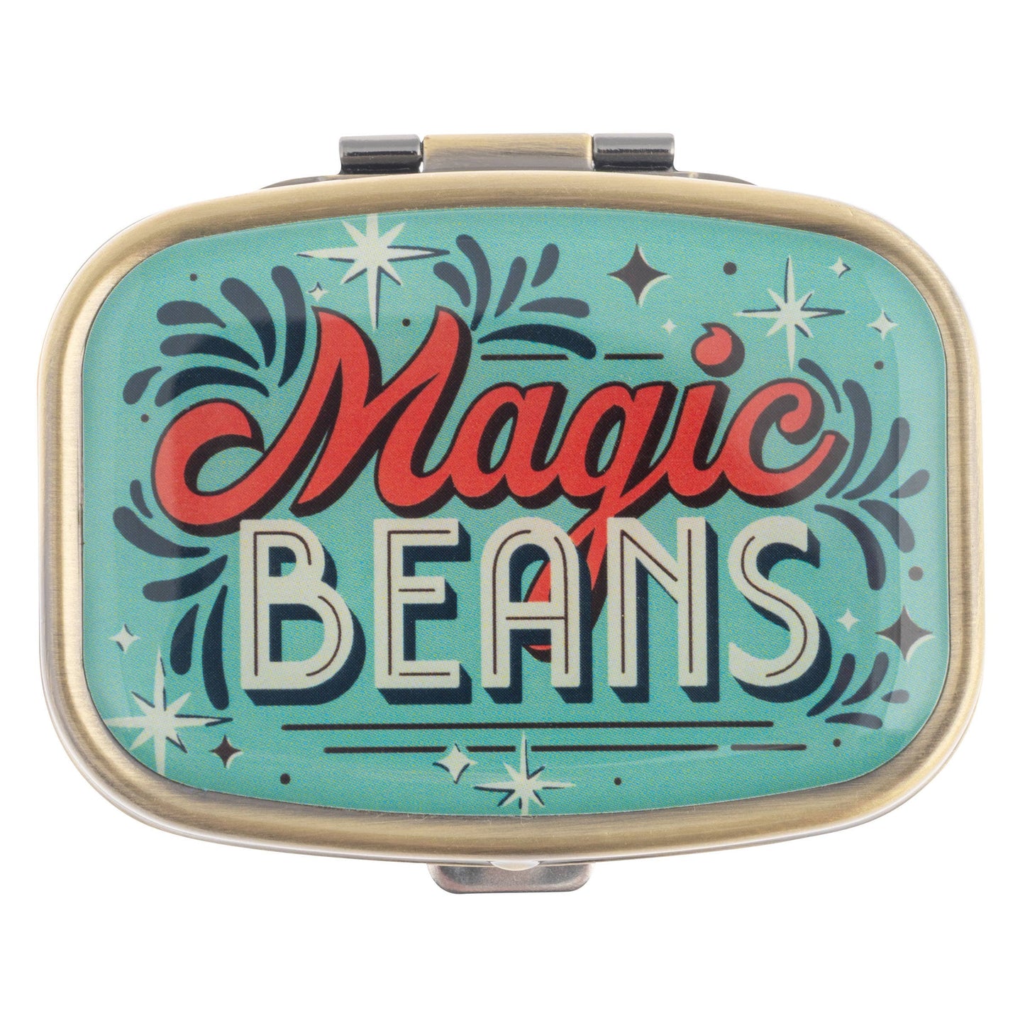 Small Metal Pill Case: Don't Panic