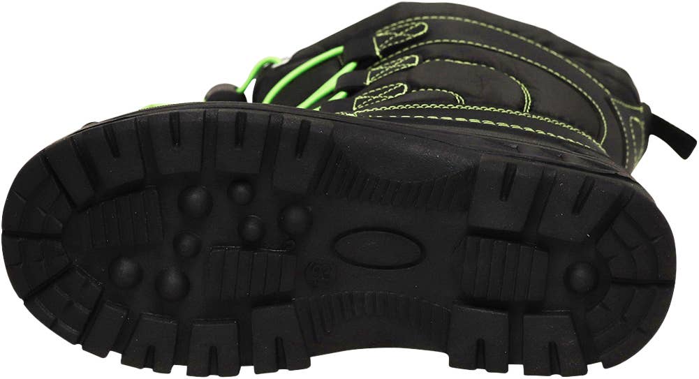 Norty Lightweight Fleece Lined Snow Boots for Little and Big: 4 Big Kid