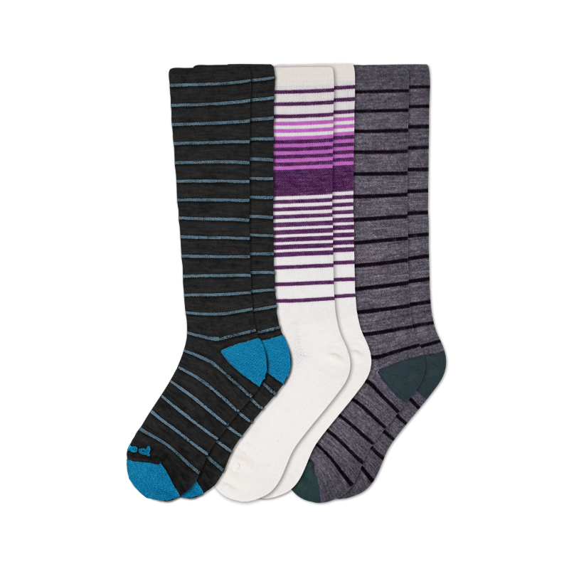 Women's Compression Socks: Medium / Large (US: 8.5 - 11.5+) ~ Assorted colors ~ Sold separately