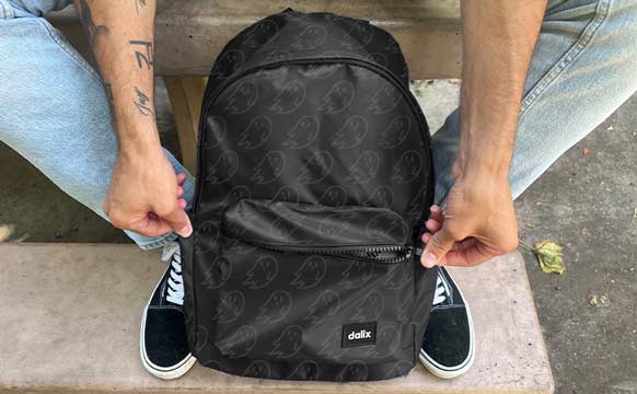 Dalix Classic Vibes Backpack: White