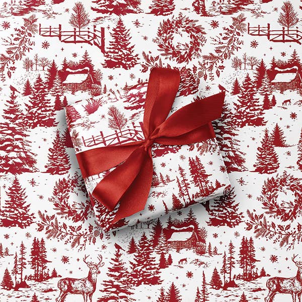 Christmas Gift Wrapping Paper: Nutcracker Dance / 1 Pack / 24"x85'